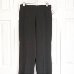 NWT Taylor Brooke Espresso Brown Ultimate Side Zip Pants 10P